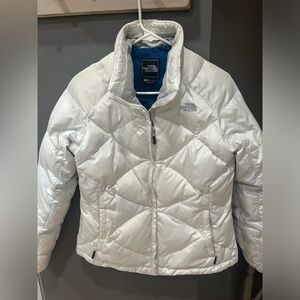 White north face coat
